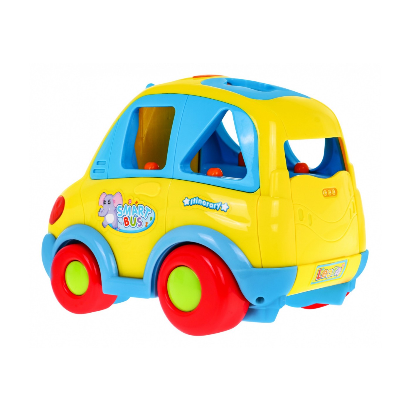 Interaktivní Smartbus pro děti 18m+ Echoes of Light + Shape Sorter + Shape Changing Pads