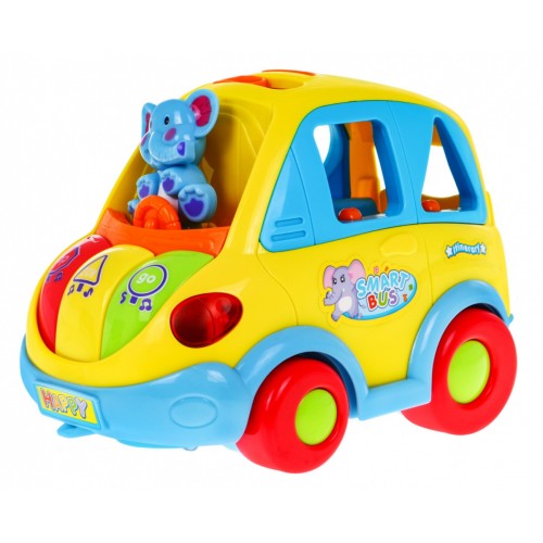 Interaktivní Smartbus pro děti 18m+ Echoes of Light + Shape Sorter + Shape Changing Pads