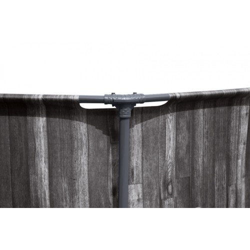 Steel Pro MAX Rack Pool 366x100 imitace dřeva 12 stop BESTWAY 4v1 + Pumpa Filtr + Žebřík