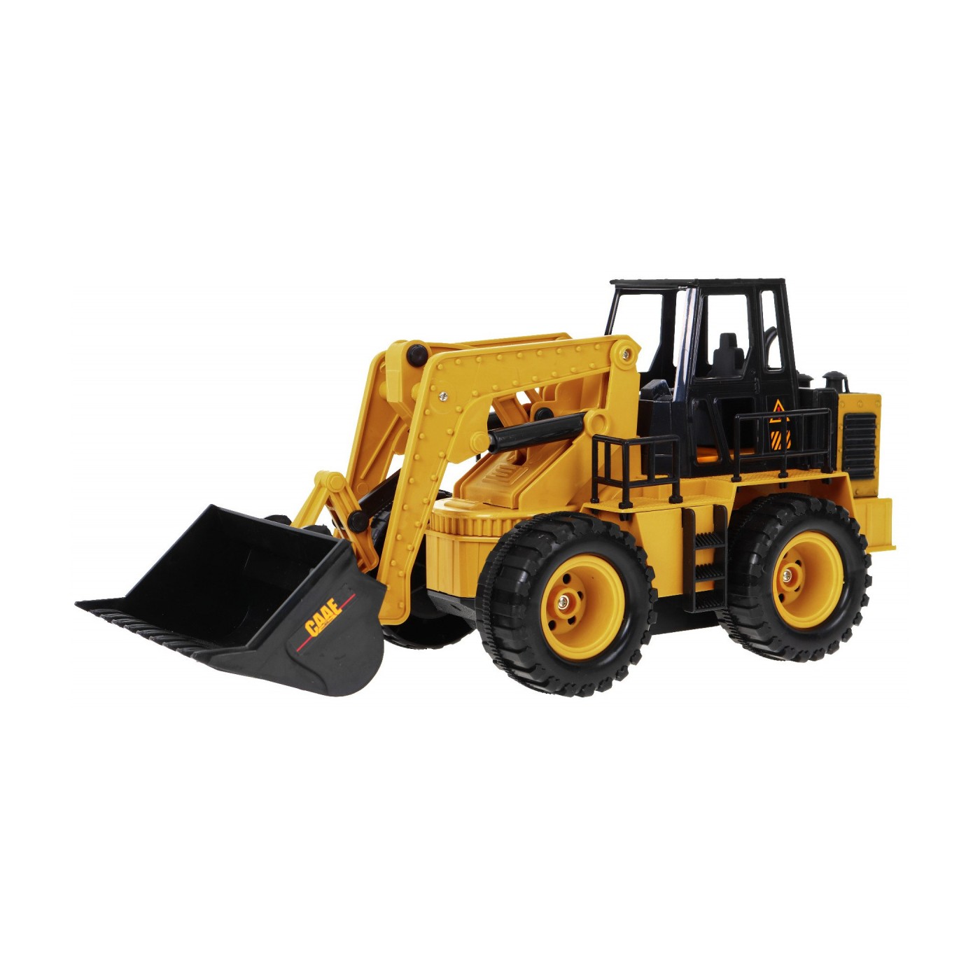 Dětský buldozer na dálkové ovládání 3+ model 1:24  Pohyblivá lžíce + Zvuky + Doplňky