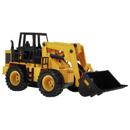 Dětský buldozer na dálkové ovládání 3+ model 1:24  Pohyblivá lžíce + Zvuky + Doplňky