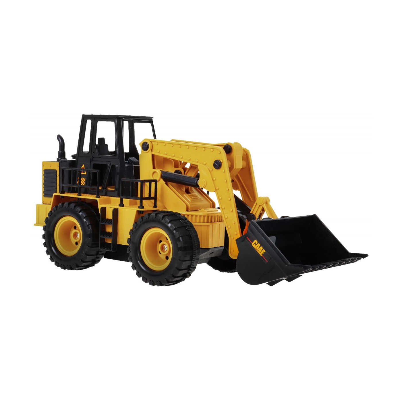 Dětský buldozer na dálkové ovládání 3+ model 1:24  Pohyblivá lžíce + Zvuky + Doplňky