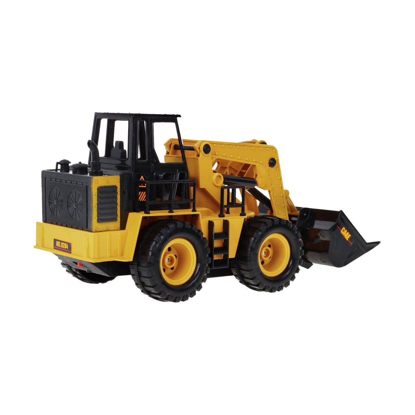 Dětský buldozer na dálkové ovládání 3+ model 1:24  Pohyblivá lžíce + Zvuky + Doplňky