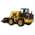Dětský buldozer na dálkové ovládání 3+ model 1:24  Pohyblivá lžíce + Zvuky + Doplňky