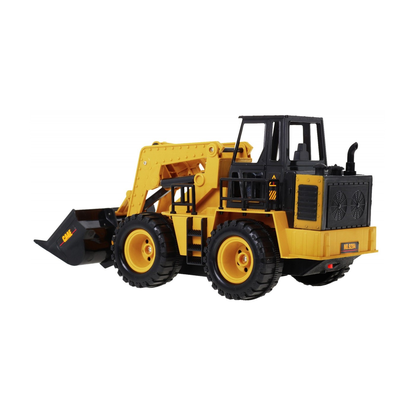Dětský buldozer na dálkové ovládání 3+ model 1:24  Pohyblivá lžíce + Zvuky + Doplňky