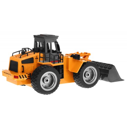 Dětský buldozer 8+ Dálkové ovládání model 1:18 Kovové pohyblivé části