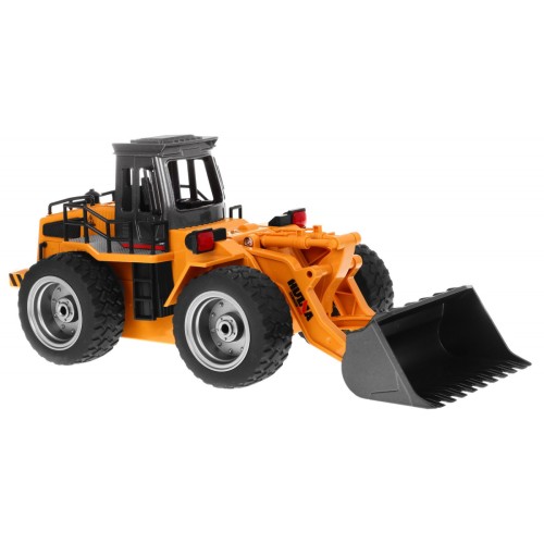 Dětský buldozer 8+ Dálkové ovládání model 1:18 Kovové pohyblivé části