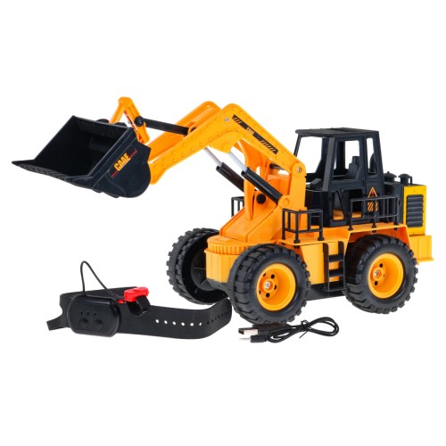 Ručně ovládaný buldozer pro děti 6+  Inteligentní náramek na ruku + Pohyblivá lžíce