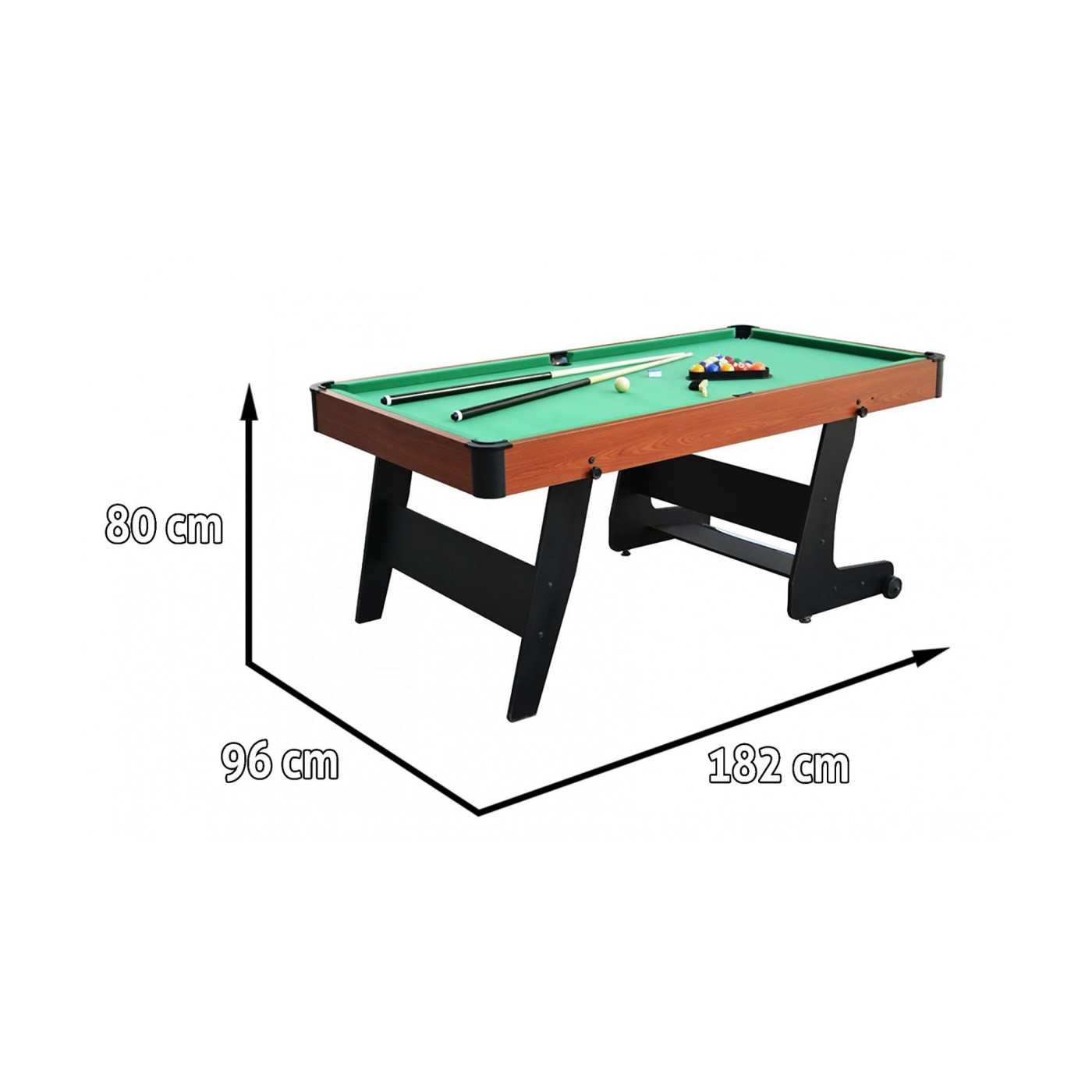 Kulečníkový stůl 6 FT 182x96cm