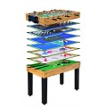 12v1 herní stůl pro děti i dospělé + MDF deska 105x57x71cm + Fotbálek Cymbergaj Kulečník Stolní tenis Šachy Kregle