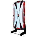 Cymbergaj pro děti + Hrací stůl s MDF + Rodinná hra Air Hockey červená 152x74x80cm