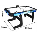 Cymbergaj pro děti + Hrací stůl s MDF + Elektronický sčítač bodů + Rodinný vzdušný hokej 152x74x80cm