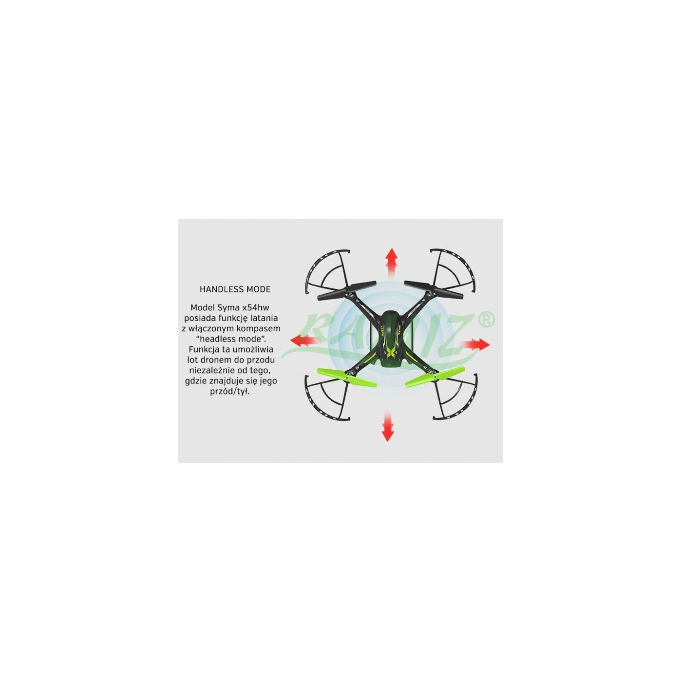 Syma drone barva Černá