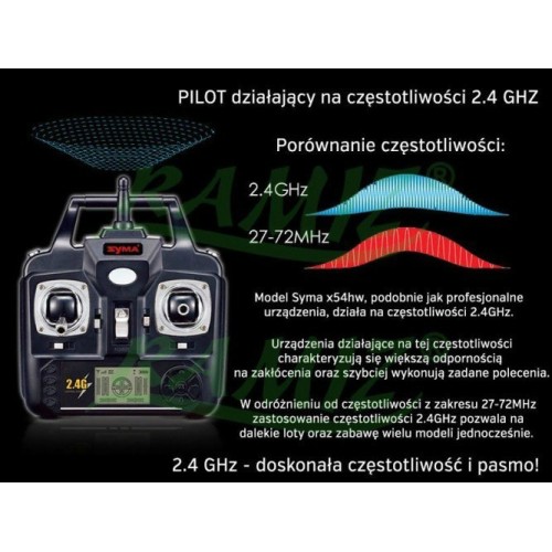 Syma drone barva Černá