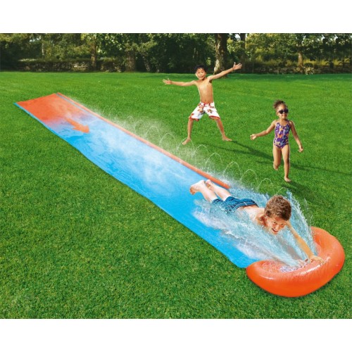 Dětská vodní skluzavka 3+ jedna dráha 488 cm BESTWAY + opravná tyč