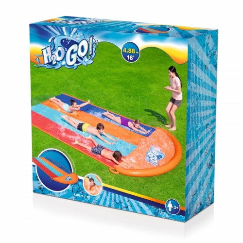 Skluzavka 4 části Quad H2O GO 488 cm BESTWAY