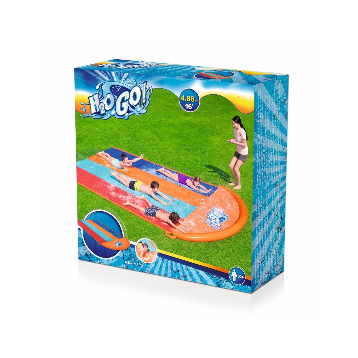 Skluzavka 4 části Quad H2O GO 488 cm BESTWAY