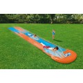 Dětská vodní skluzavka 3+ dvojitá dráha 488 cm BESTWAY + opravná záplata