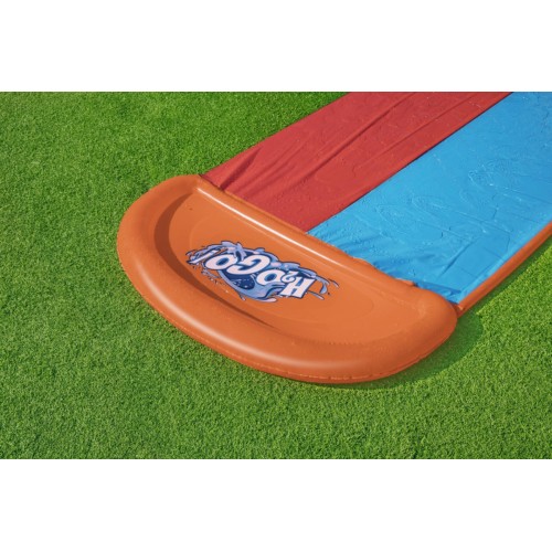 Dvojitá vodní skluzavka pro děti 3+ tsunami dráha 488 cm BESTWAY + opravná záplata