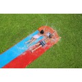 Dvojitá vodní skluzavka pro děti 3+ tsunami dráha 488 cm BESTWAY + opravná záplata