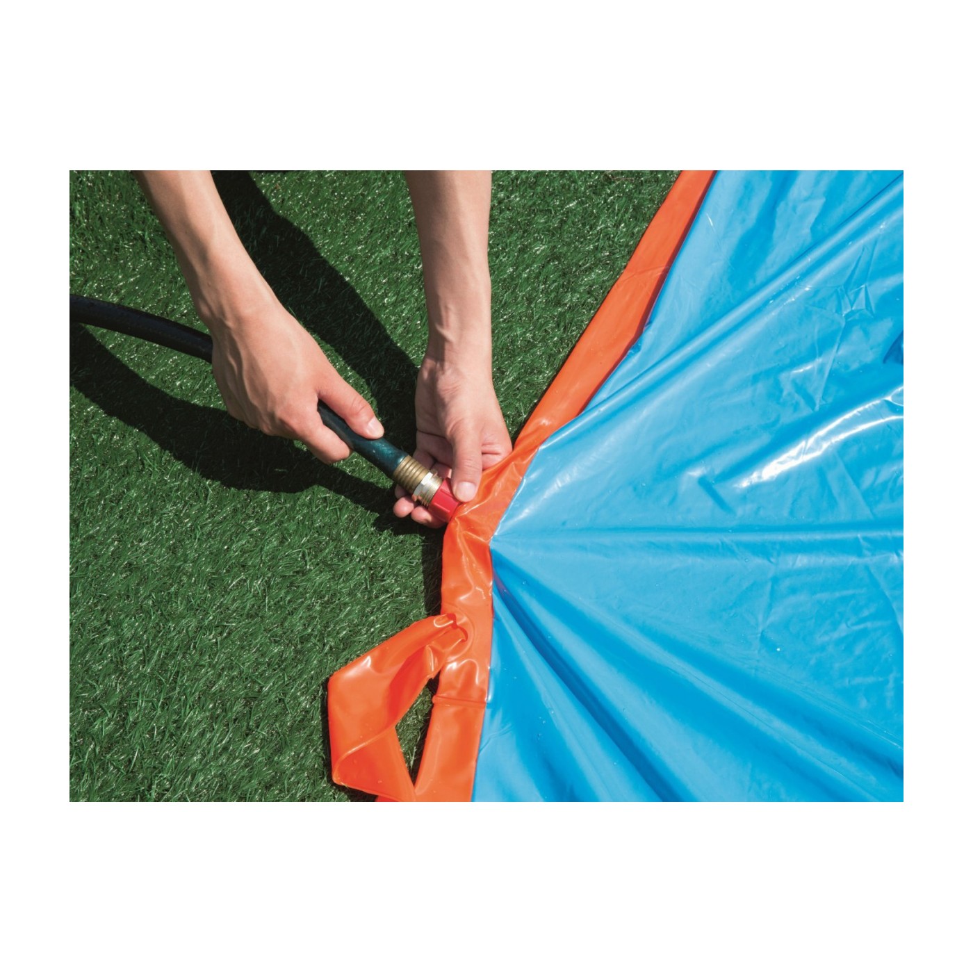 H2OGO Aqua Rampa Dvojitá skluzavka 549 cm BESTWAY