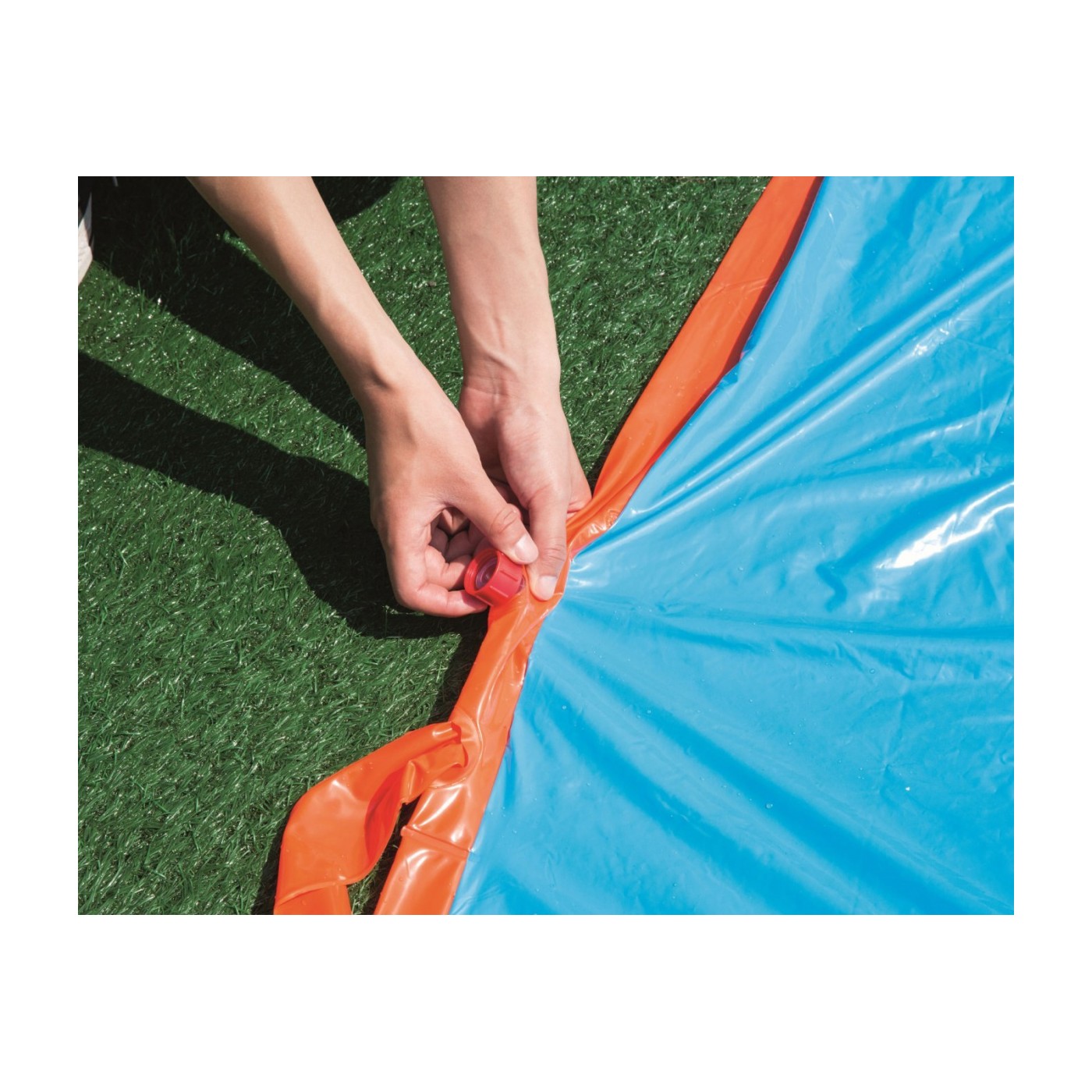H2OGO Aqua Rampa Dvojitá skluzavka 549 cm BESTWAY