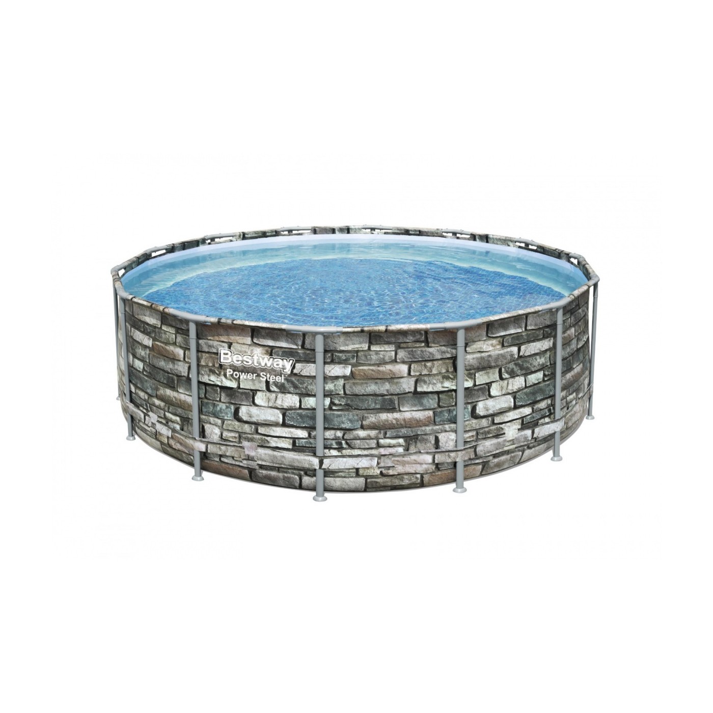Ocelový bazén 14 FT 427 x 122 cm Power Steel BESTWAY