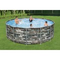 Ocelový bazén 14 FT 427 x 122 cm Power Steel BESTWAY
