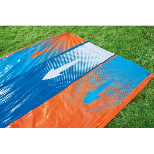 Dětská vodní skluzavka 3+ trojitá dráha 488 cm BESTWAY + opravná tyč