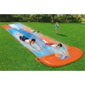 Dětská vodní skluzavka 3+ trojitá dráha 488 cm BESTWAY + opravná tyč