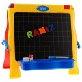 Oboustranná vzdělávací tabule 4v1 pro děti 3+ křídová tabule + magnetické kancelářské sponky + příslušenství