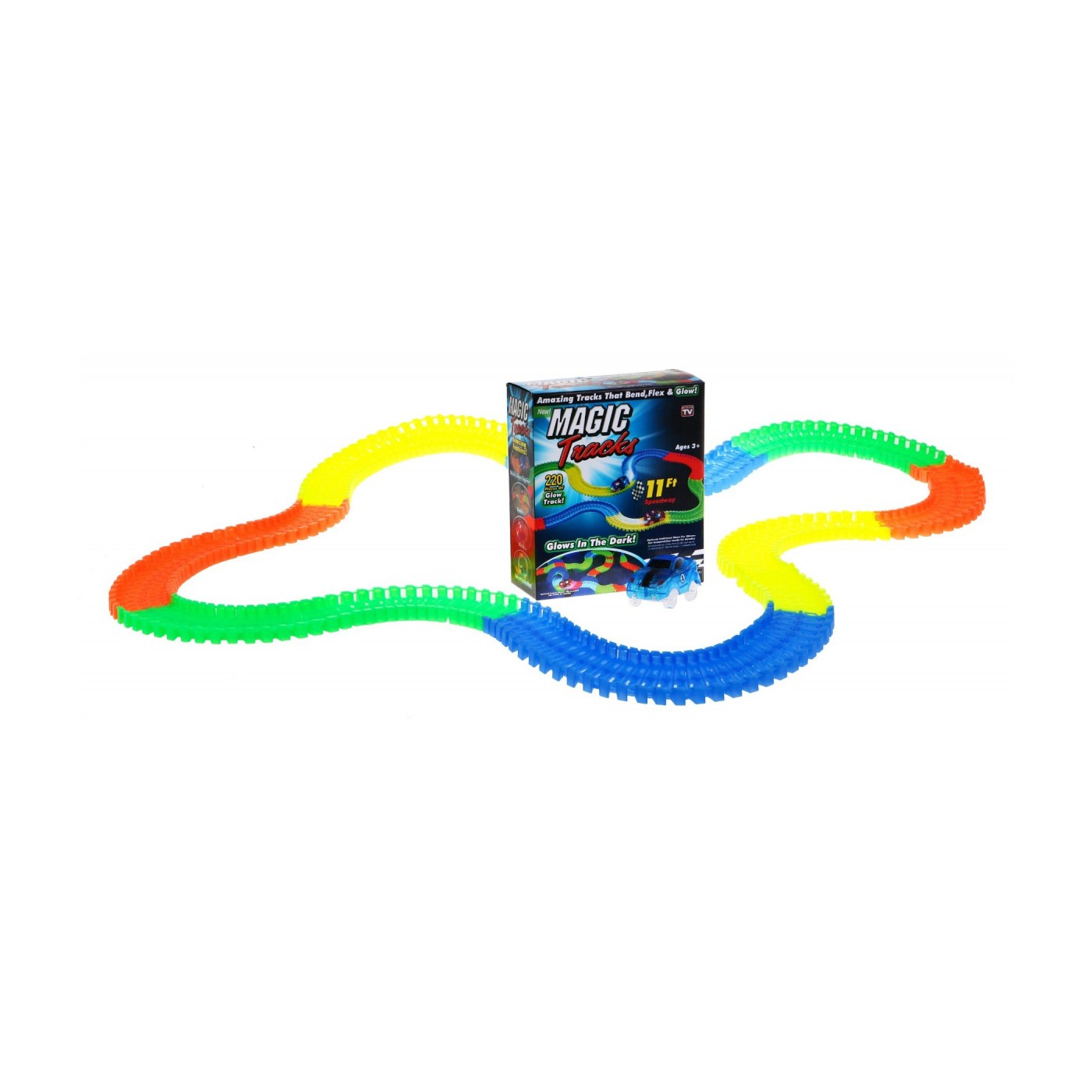 Závodní dráha noční světla GLOW TRACK