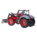 Rýpadlo traktor a přívěsem pro děti 3+ dálkové ovládání + pohyblivé prvky červená