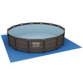 14ft ocelový bazén 427x107 cm Power Steel Deluxe Ratan S