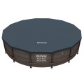 14ft ocelový bazén 427x107 cm Power Steel Deluxe Ratan S