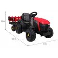 Traktor Titanium Z Trailer červený