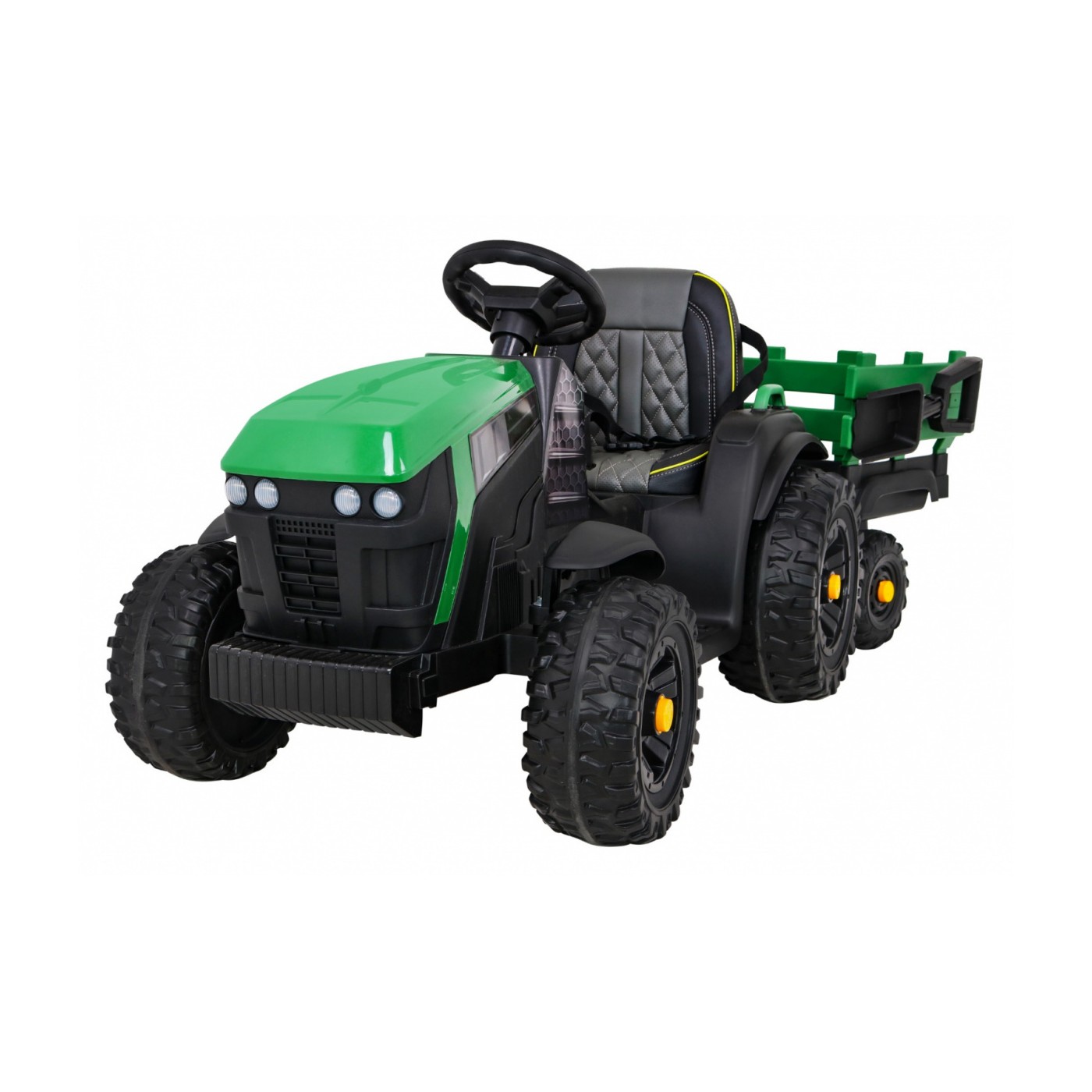 Traktor Titanium Z přívěs zelený