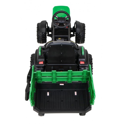 Traktor Titanium Z přívěs zelený