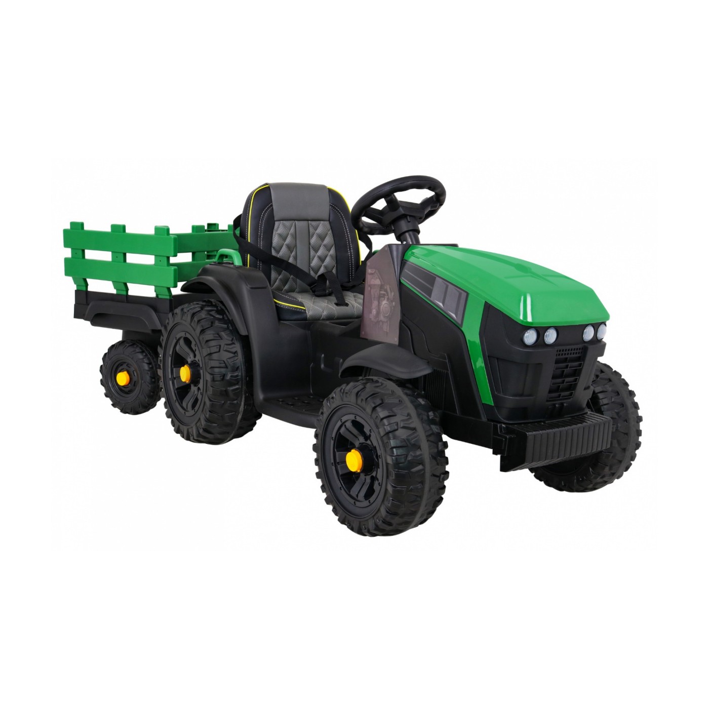 Traktor Titanium Z přívěs zelený