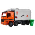 Dětský popelářský vůz 3+ Pohyblivé prvky + Kontejner + Nauka o ekologii