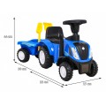 Traktor s přívěsem New Holland T7 Místo pro děti + Doplňky + Zvuky + LED