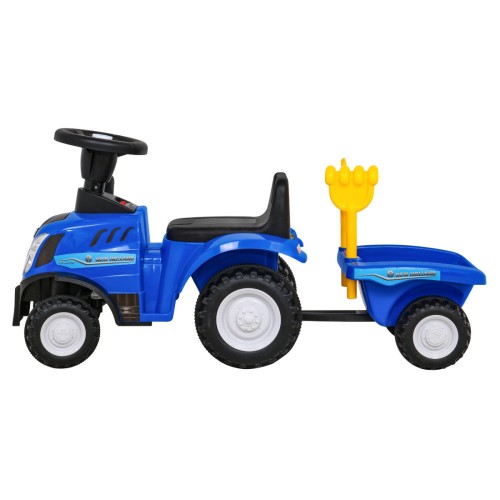 Traktor s přívěsem New Holland T7 Místo pro děti + Doplňky + Zvuky + LED