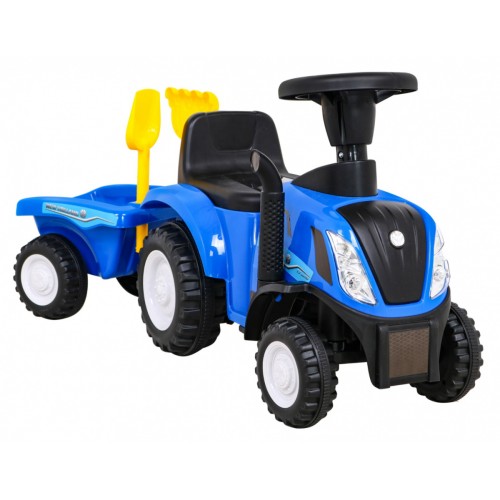 Traktor s přívěsem New Holland T7 Místo pro děti + Doplňky + Zvuky + LED