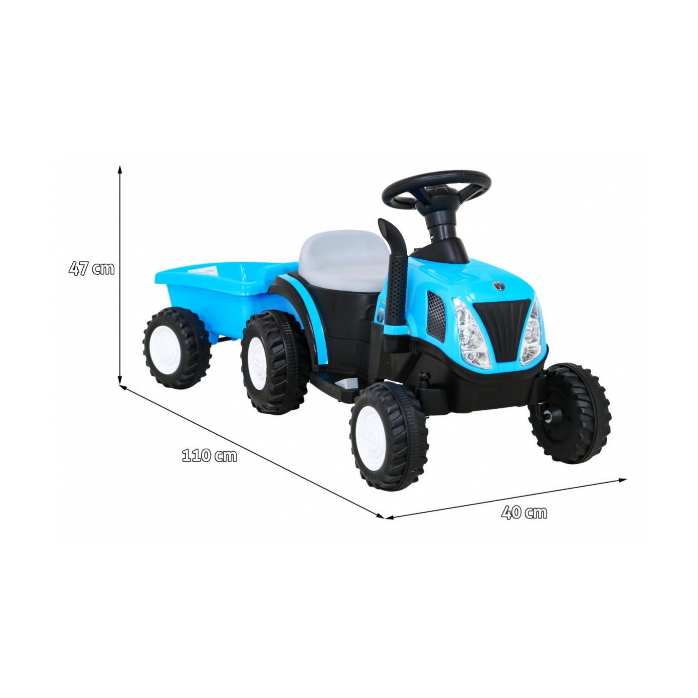Tahač s přívěsem New Holland T7