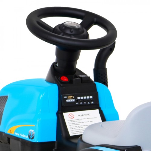 Tahač s přívěsem New Holland T7