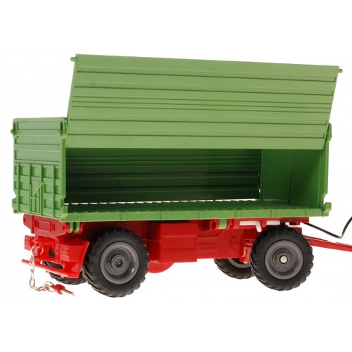 Bagr Traktor a dětský přívěs 3+ Dálkové ovládání + Pohyblivé kusy Zelená