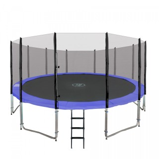 SkyRamiz zahradní trampolína 487 cm 16 stop dětská modrá + příslušenství