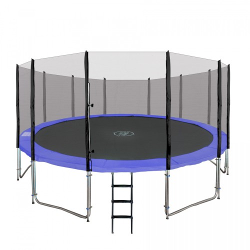 SkyRamiz zahradní trampolína 487 cm 16 stop dětská modrá + příslušenství