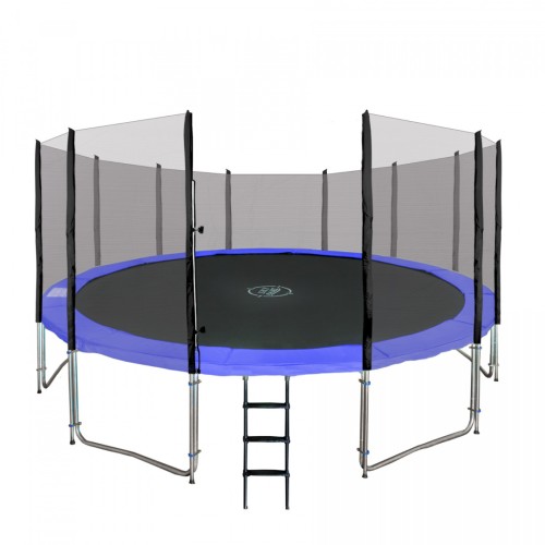 SkyRamiz zahradní trampolína 487 cm 16 stop dětská modrá + příslušenství