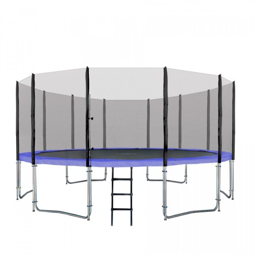 SkyRamiz zahradní trampolína 487 cm 16 stop dětská modrá + příslušenství